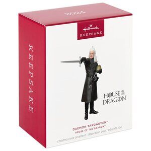 New! Daemon Targaryen House of the Dragon Hallmark Keepsake Christmas Ornament
